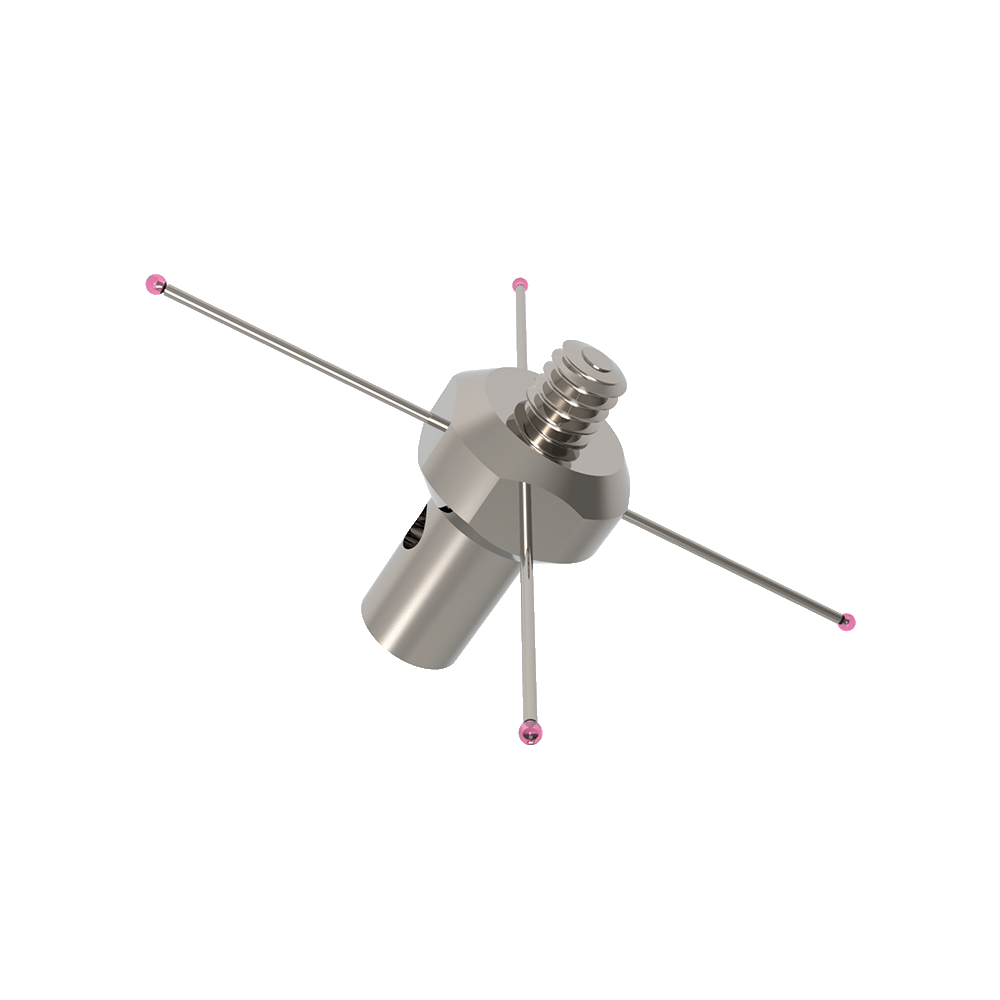 ITP Star Styli - Type W - Ruby Ball - M2 Thread x 7.75mm Measuring Length - SIM200505020