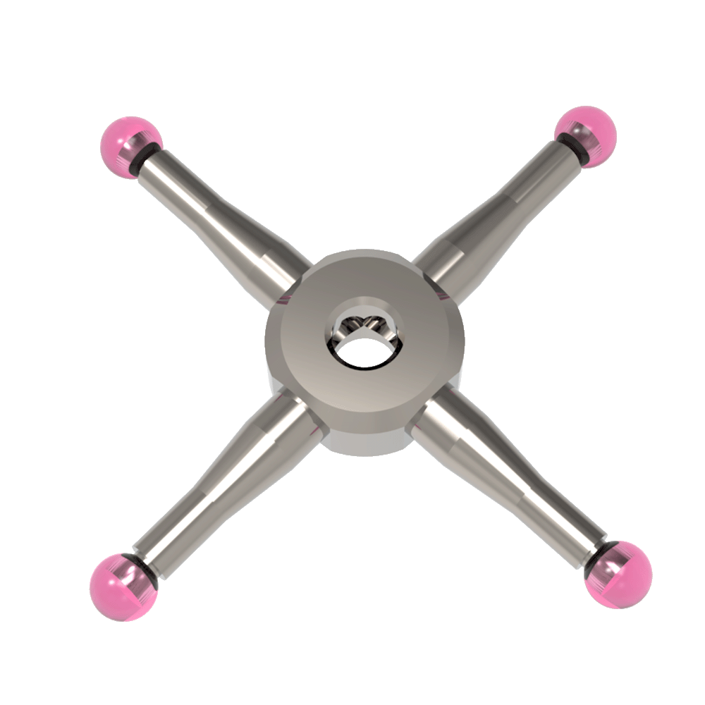 ITP Star Styli - Type U - Ruby Ball - M2 Thread x 4.5mm Measuring Length - SIM202006022