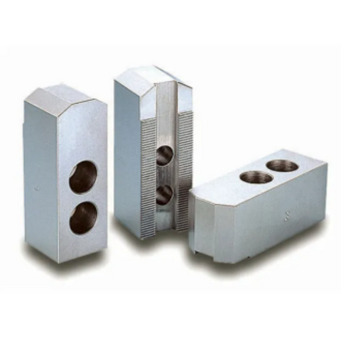 8 Inch Soft Jaws (60° Pitch) with 14mm Keyway for Kitagawa Style Power Chucks (Vortex) - SJ08080B