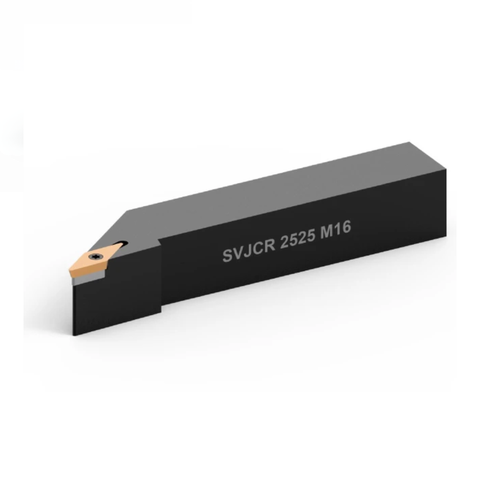 SVJCL2525-M16 Standard Turning Tool Holder, 25 x 25mm Shank, 150mm Long, Left Hand, 93 Degree Approach, Screw Clamp, for VCMT16 inserts - SVJCR/L Series (Vortex)