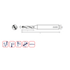 Axis Micro Carbide Drill - Axicoat Short flute length T3110 (3-5xD) - 0.3 Diameter thumbnail 2