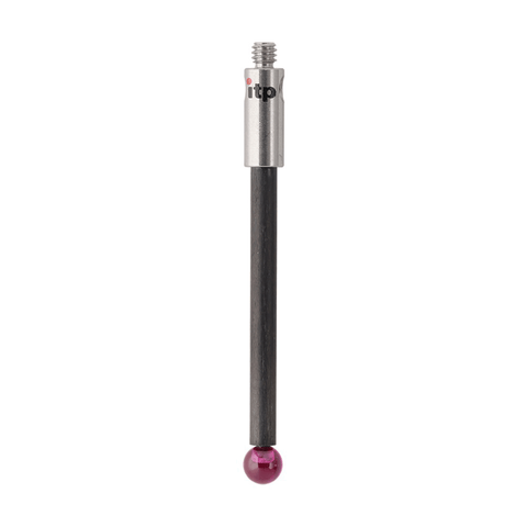 ITP Straight Styli - Type A - Ruby Ball - M2 Thread x 32mm Overall Length - TCM204003032