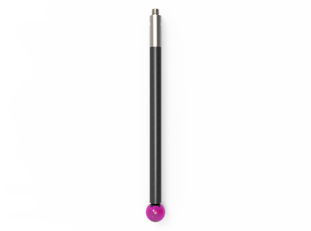 ITP Straight Styli - Type J - Ruby Ball - M2 Thread x 52.5mm Overall Length - TCM205003052