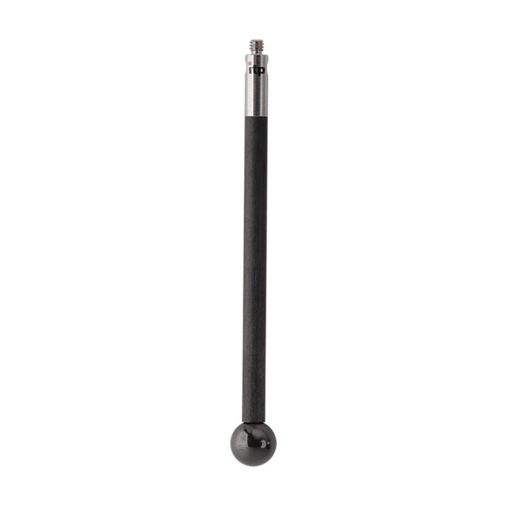 ITP Straight Styli - Type J - Silicon Nitride Ball - M2 Thread x 53mm Overall Length - TCM2S6003053