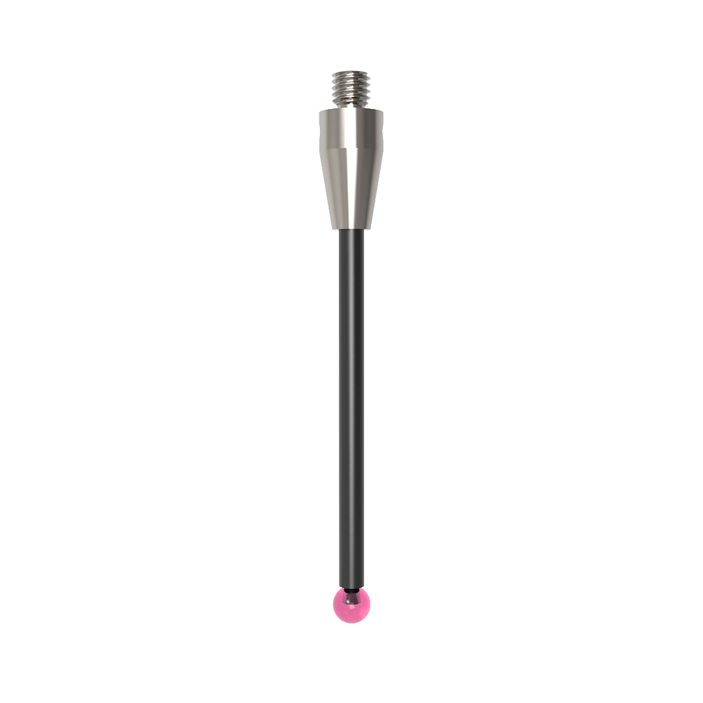 ITP Straight Styli - Type A - Ruby Ball - M3 XXT Thread x 40mm Overall Length - TCM303005040/2,0