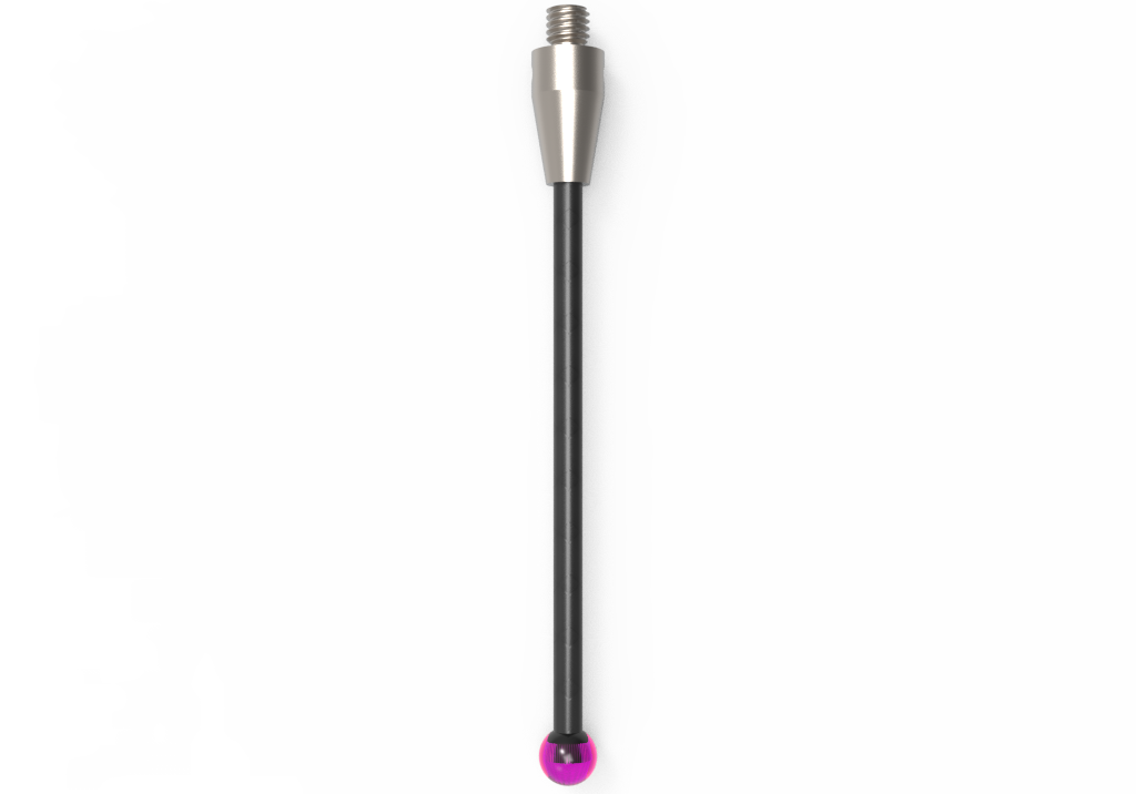 ITP Straight Styli - Type A - Ruby Ball - M3 XXT Thread x 50mm Overall Length - TCM304005050