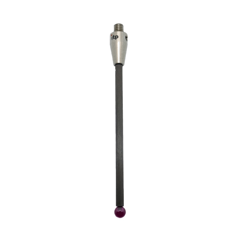 ITP Straight Styli - Type A - Ruby Ball - M3 XXT Thread x 75mm Overall Length - TCM304005075