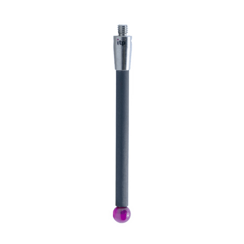 ITP Straight Styli - Type A - Ruby Ball - M3 XXT Thread x 50mm Overall Length - TCM305005050