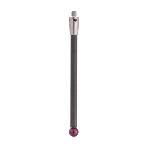ITP Straight Styli - Type A - Ruby Ball - M3 XXT Thread x 50mm Overall Length - TCM306005050
