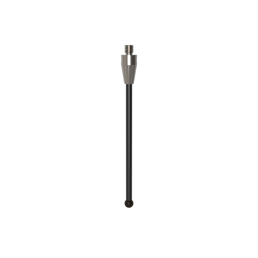 ITP Straight Styli - Type A - Diamond Coated Ball - M3 XXT Thread x 50mm Overall Length - TCM3DC3005050