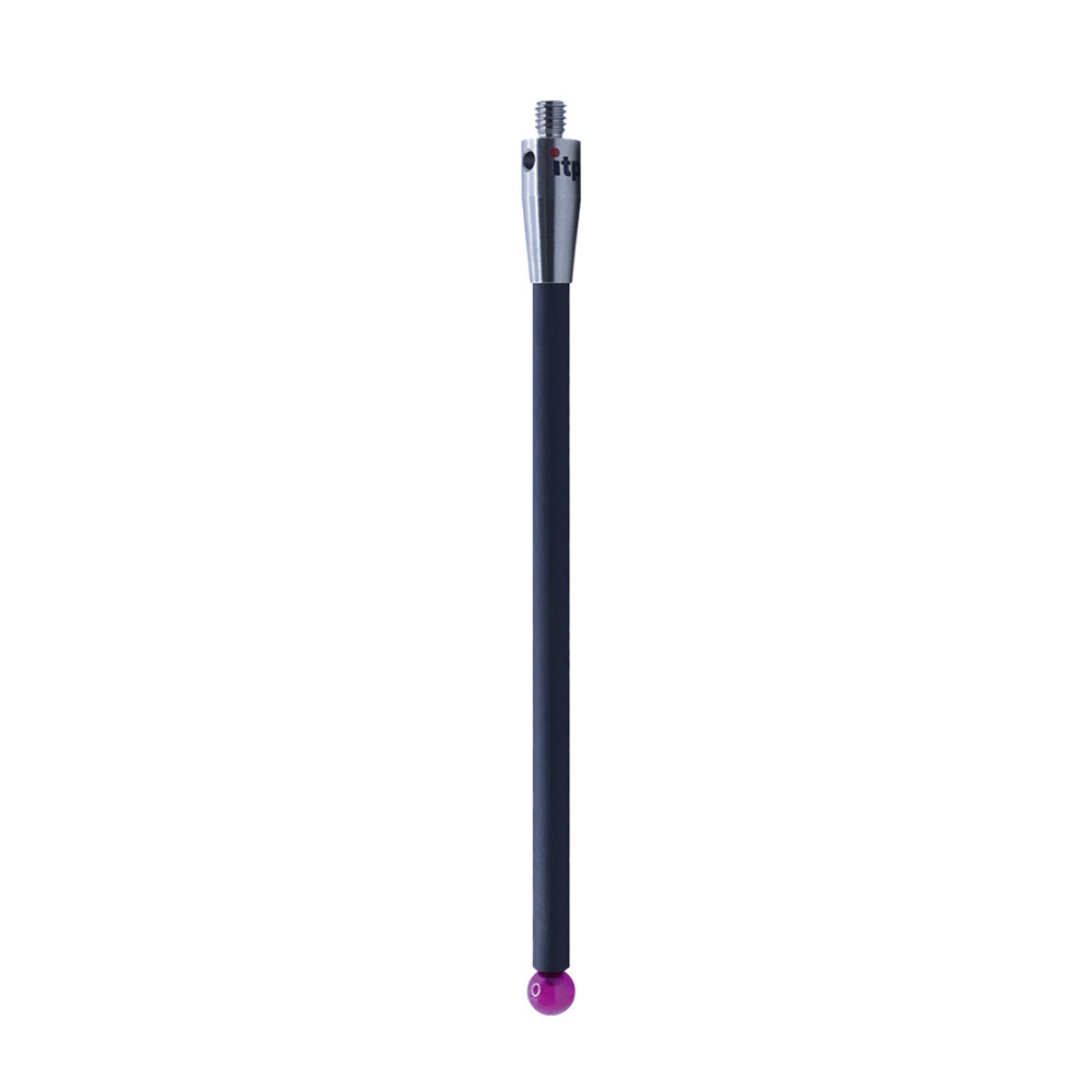 ITP Straight Styli - Type A - Ruby Ball - M4 Thread x 103mm Overall Length - TCM406007103