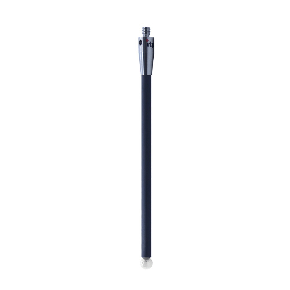 ITP Straight Styli - Type A - Zirconium Oxide Ball - M4 Thread x 103mm Overall Length - TCM4Z6007103