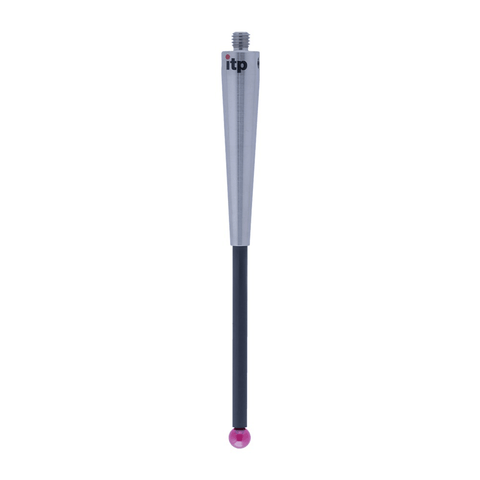 ITP Straight Styli - Type A - Ruby Ball - M5 Thread x 102.5mm Overall Length - TCM505050102