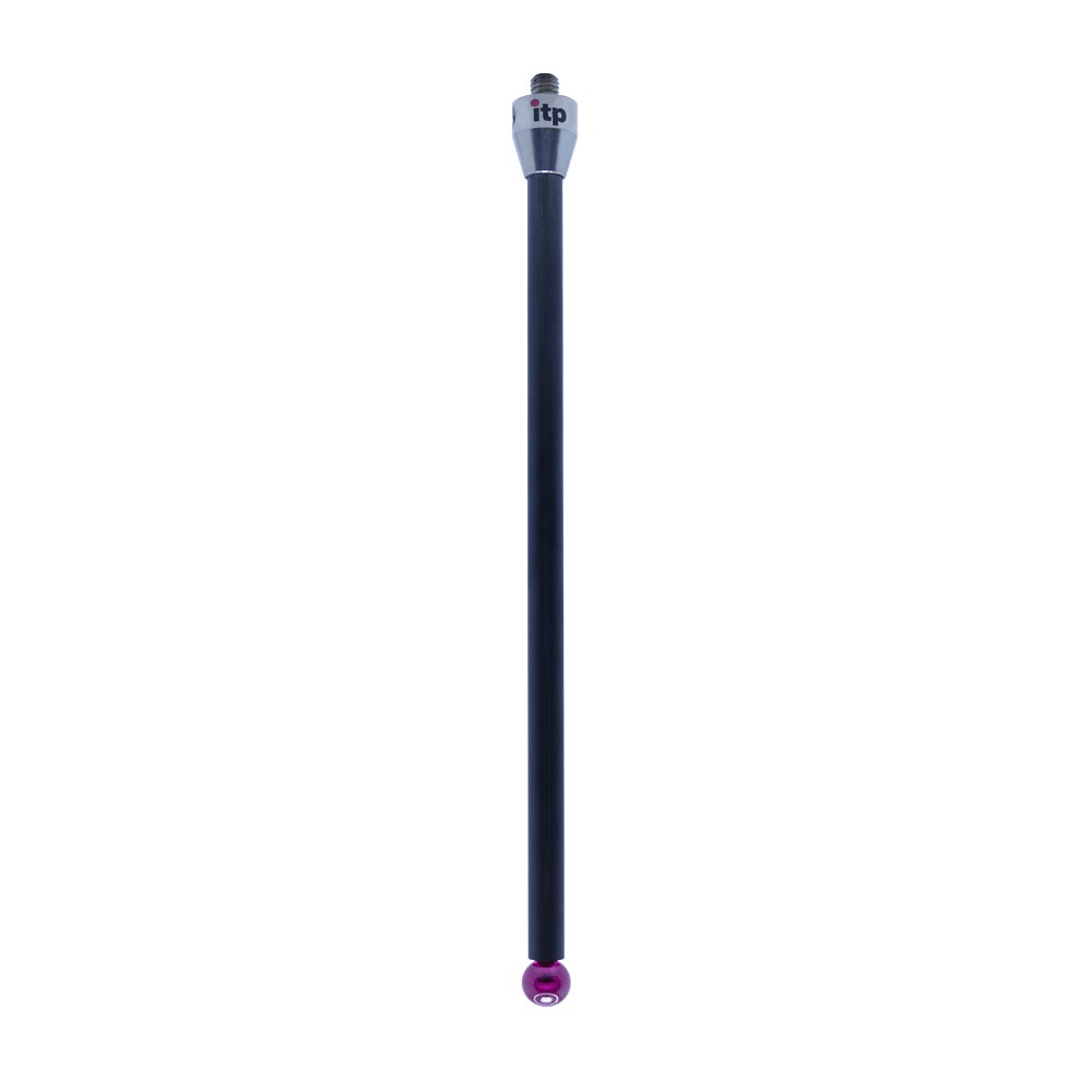 ITP Straight Styli - Type A - Ruby Ball - M5 Thread x 150mm Overall Length - TCM508011150