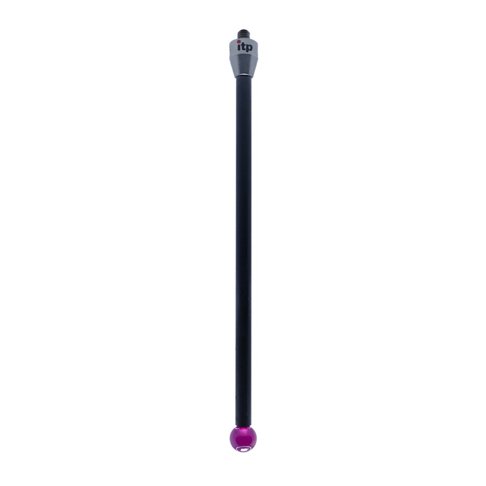 ITP Straight Styli - Type A - Ruby Ball - M5 Thread x 200mm Overall Length - TCM510011200