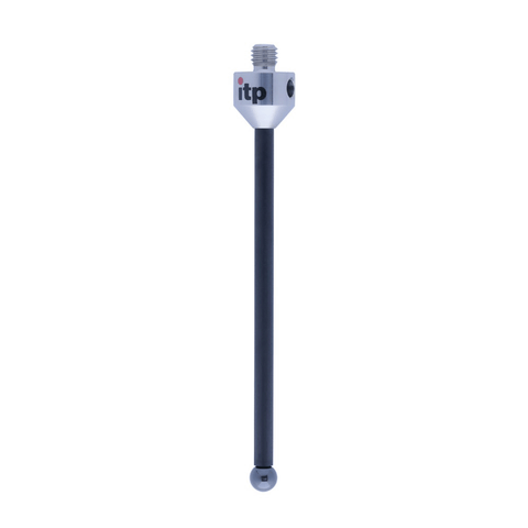 ITP Straight Styli - Type A - Silicon Nitride Ball - M5 Thread x 75mm Overall Length - TCM5S5011075