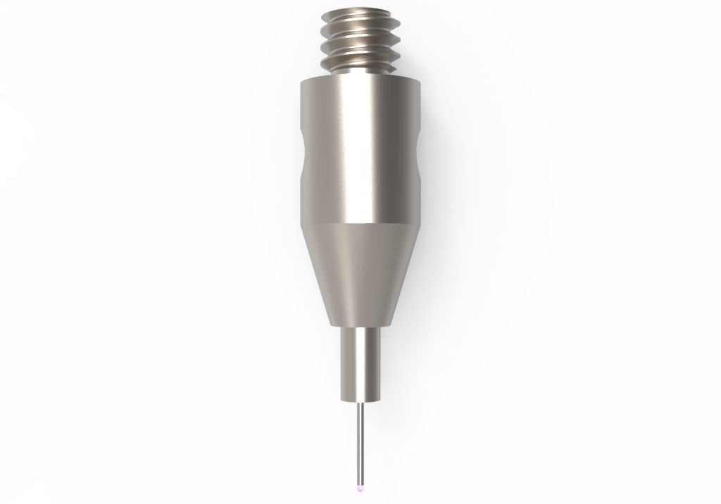 ITP Straight Styli - Type B - Ruby Ball - M2 Thread x 10.15mm Overall Length - THM200203010