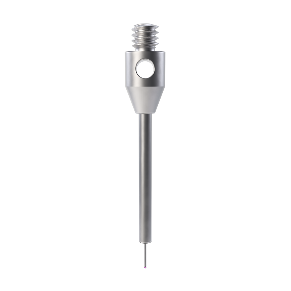 ITP Straight Styli - Type B - Ruby Ball - M2 Thread x 17mm Overall Length - THM200203017