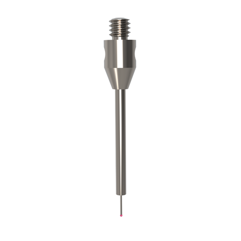ITP Straight Styli - Type B - Ruby Ball - M2 Thread x 17mm Overall Length - THM2002503017