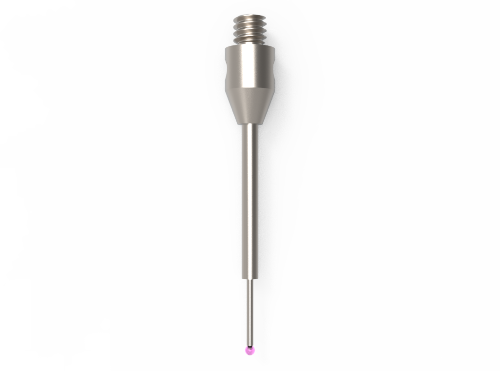 ITP Straight Styli - Type B - Ruby Ball - M2 Thread x 18.3mm Overall Length - THM200603018