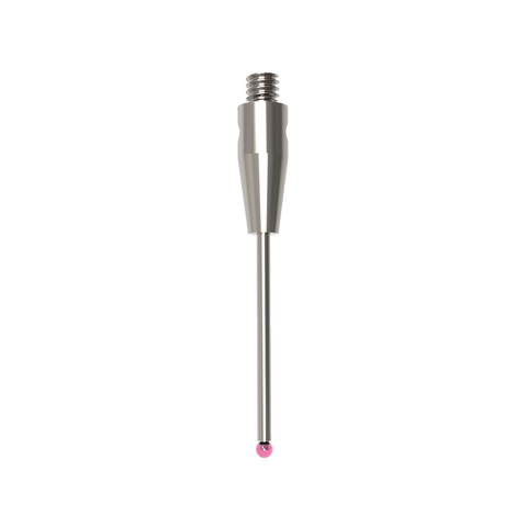 ITP Straight Styli - Type A - Ruby Ball - M2 Thread x 20.5mm Overall Length - THM201003021