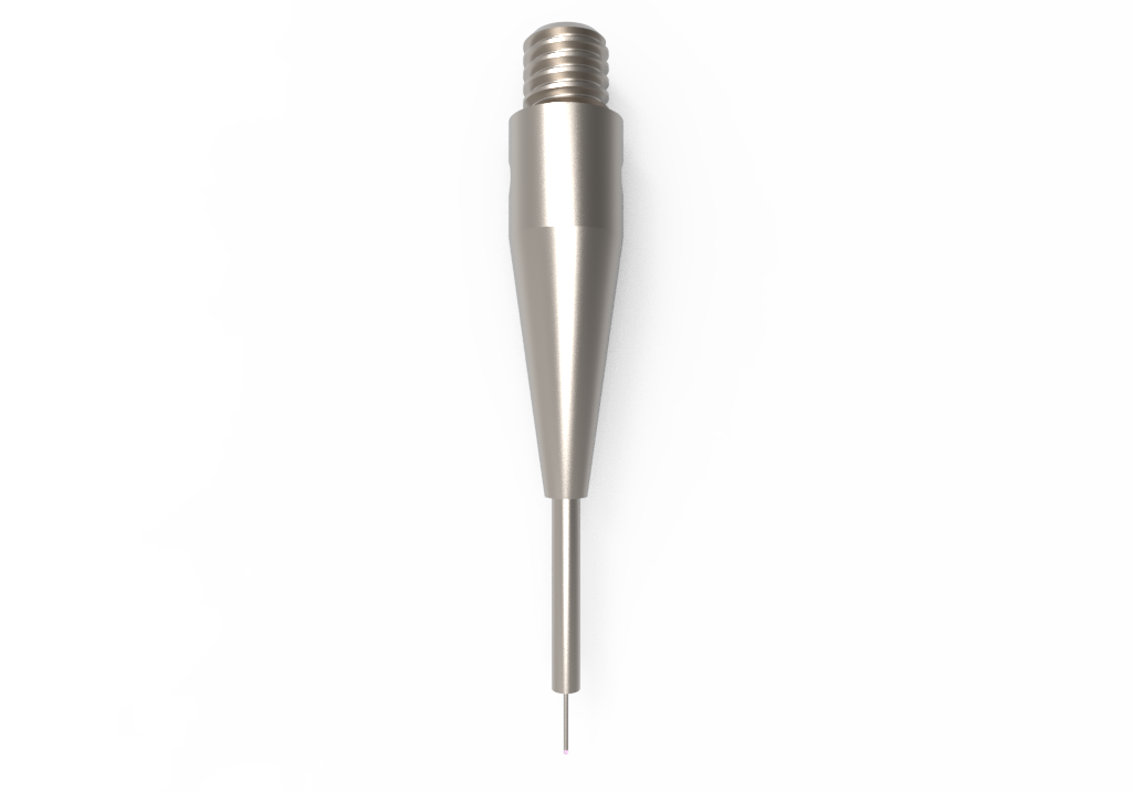 ITP Straight Styli - Type B - Ruby Ball - M3 Thread x 22mm Overall Length - THM300204022