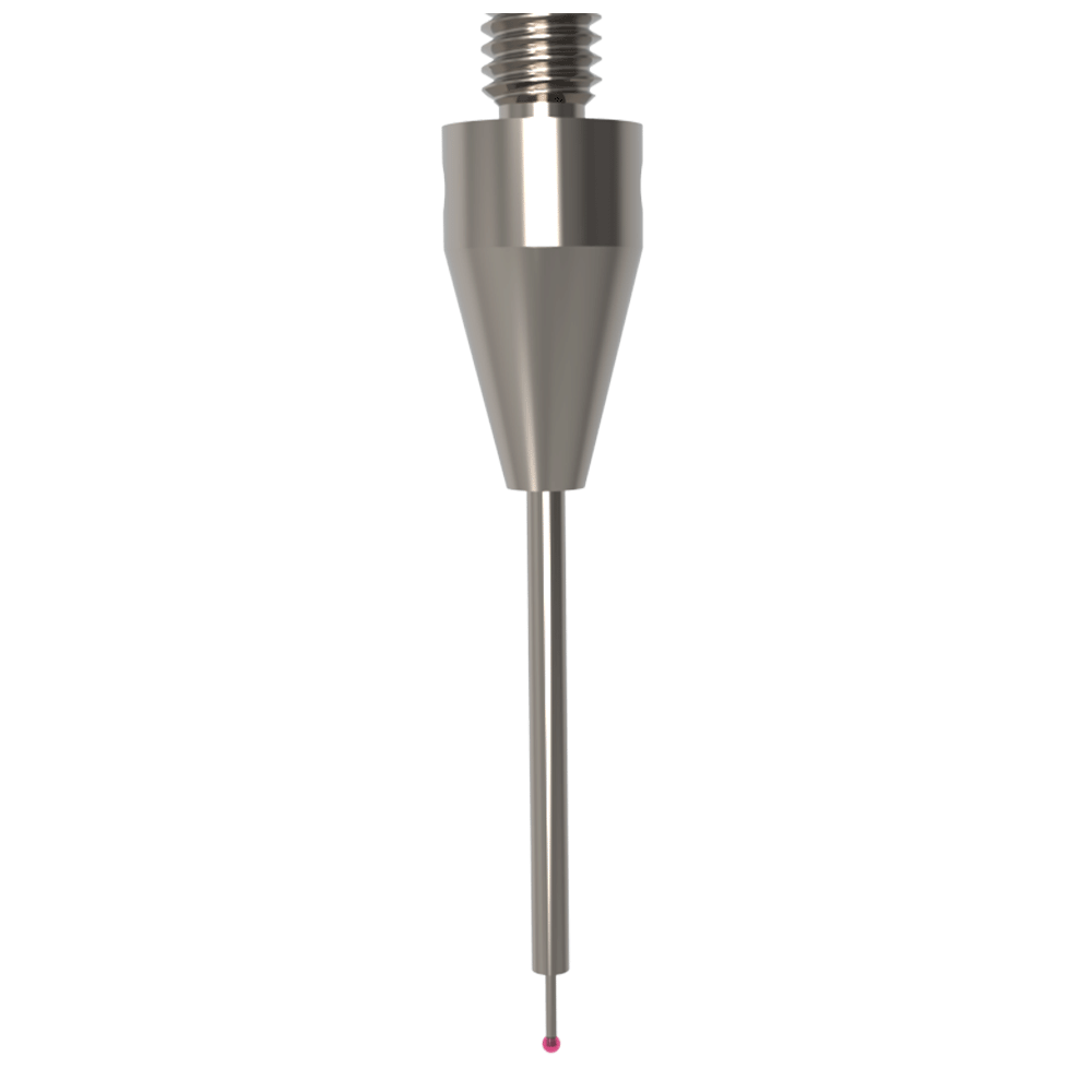ITP Straight Styli - Type B - Ruby Ball - M3 XXT Thread x 24mm Overall Length - THM300505024