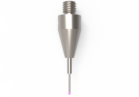 ITP Straight Styli - Type B - Ruby Ball - M3 XXT Thread x 17mm Overall Length - THM300605017