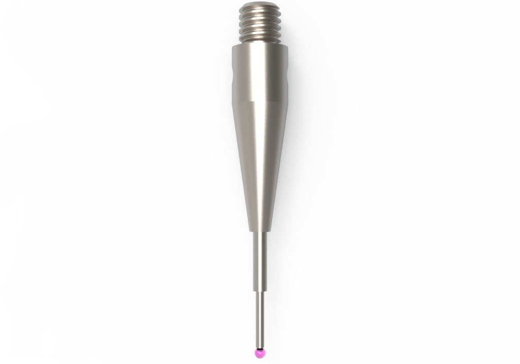 ITP Straight Styli - Type B - Ruby Ball - M3 Thread x 22mm Overall Length - THM300804022