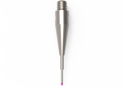ITP Straight Styli - Type B - Ruby Ball - M3 Thread x 22mm Overall Length - THM300804022