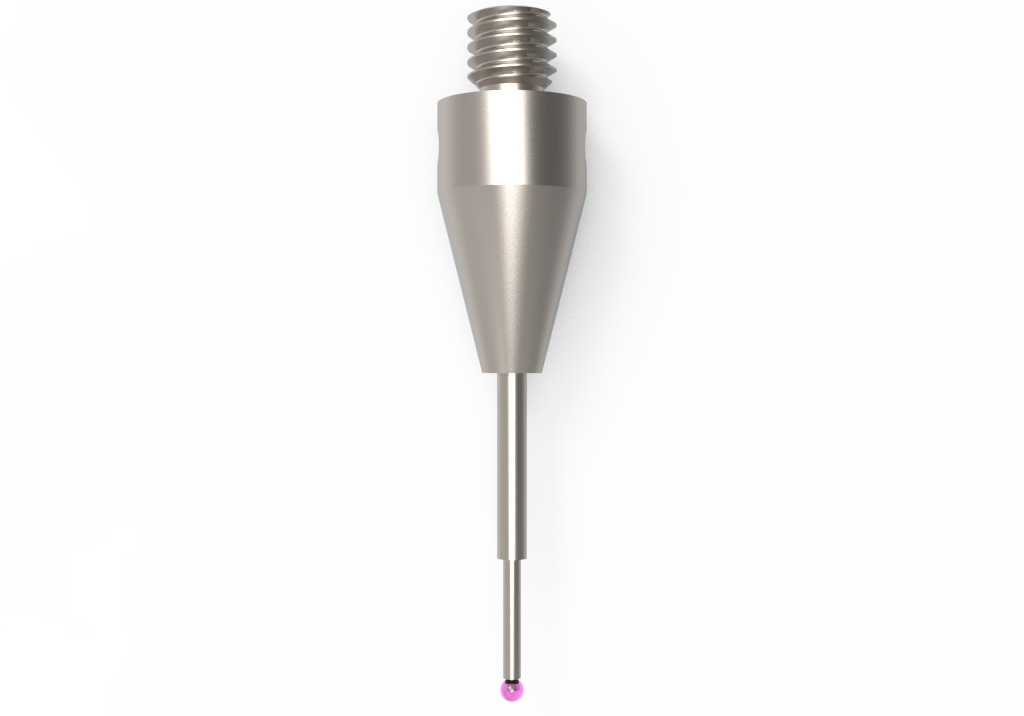 ITP Straight Styli - Type B - Ruby Ball - M3 XXT Thread x 20mm Overall Length - THM300805020