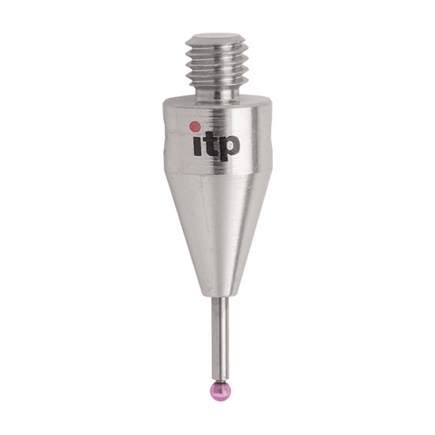 ITP Straight Styli - Type A - Ruby Ball - M3 XXT Thread x 14mm Overall Length - THM301005014