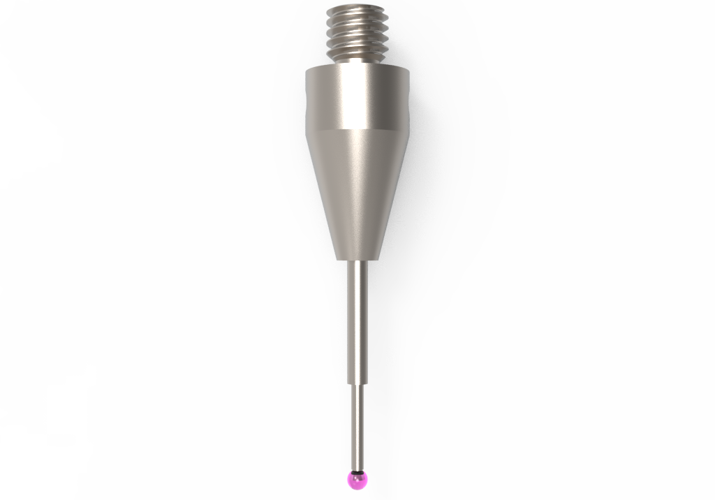 ITP Straight Styli - Type B - Ruby Ball - M3 XXT Thread x 20mm Overall Length - THM301005020/0,8