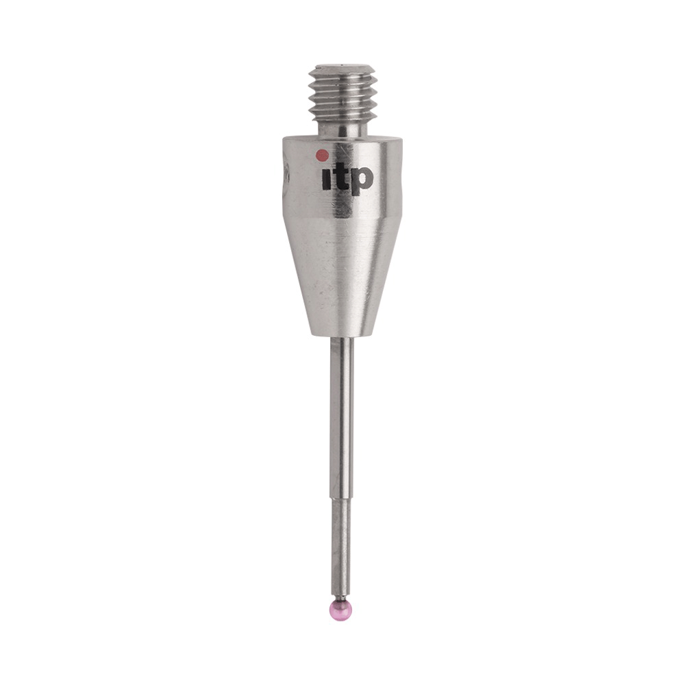 ITP Straight Styli - Type A - Ruby Ball - M3 XXT Thread x 20mm Overall Length - THM301505020