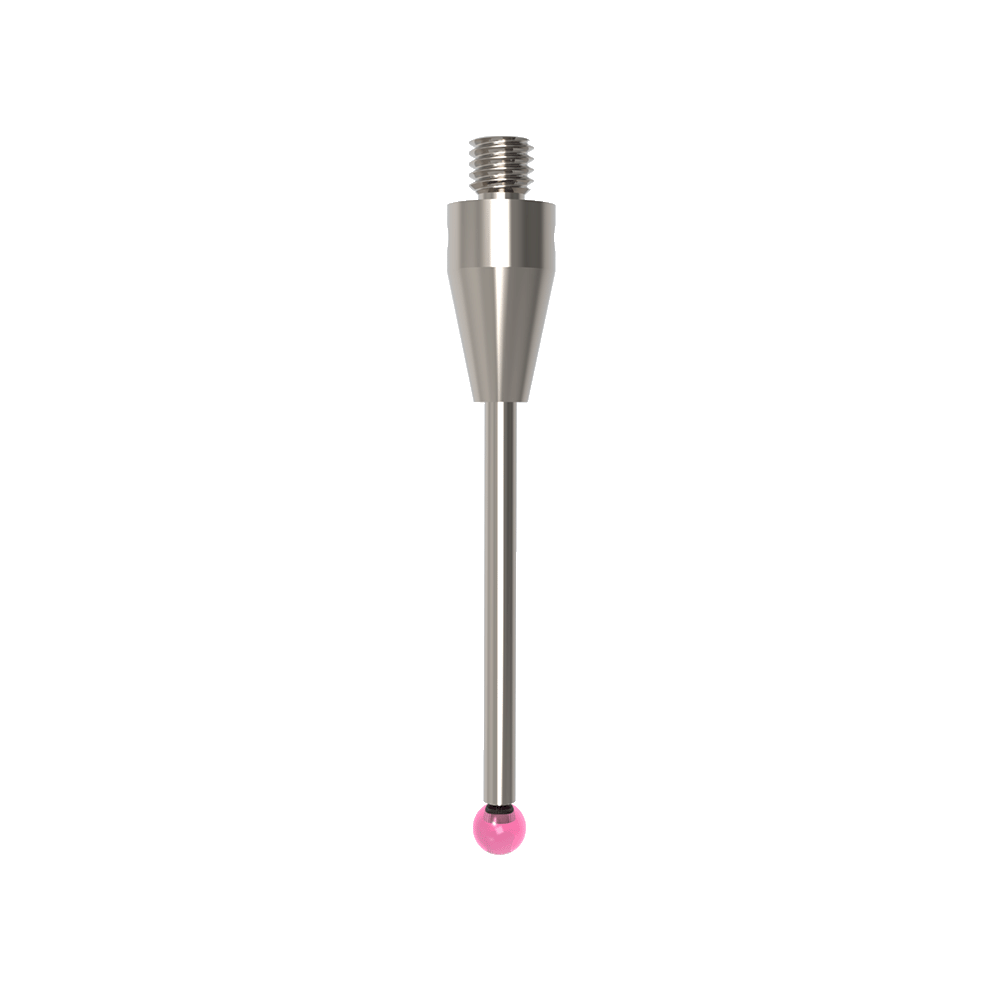 ITP Straight Styli - Type A - Ruby Ball - M3 XXT Thread x 30mm Overall Length - THM302505030