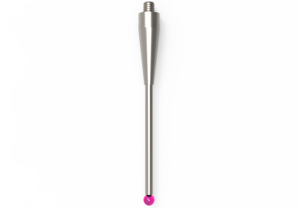 ITP Straight Styli - Type A - Ruby Ball - M3 Thread x 50mm Overall Length - THM303005050
