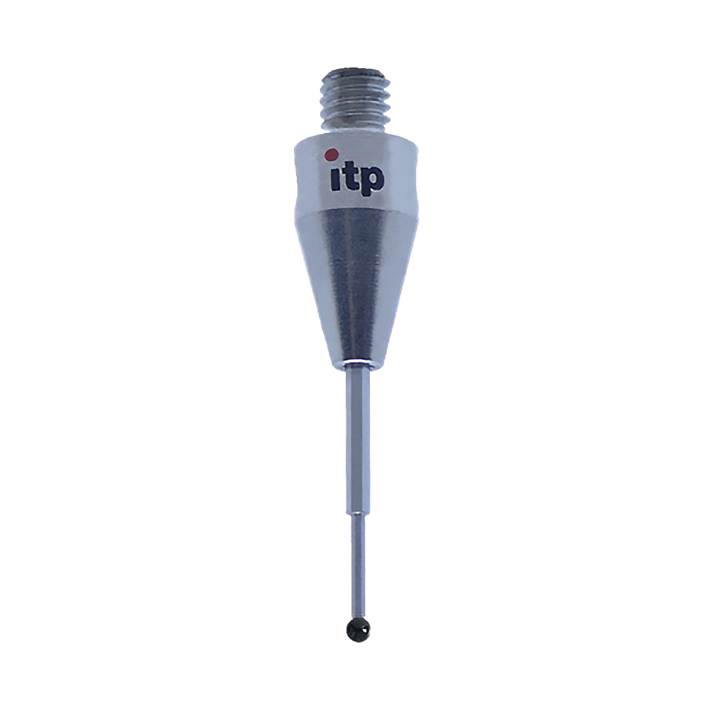 ITP Straight Styli - Type B - Diamond Coated Ball - M3 XXT Thread x 20mm Overall Length - THM3DC1005020