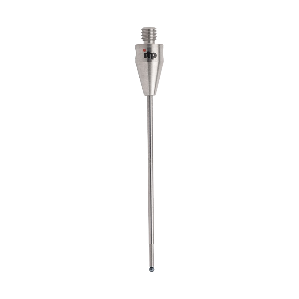 ITP Straight Styli - Type B - Diamond Coated Ball - M3 XXT Thread x 40mm Overall Length - THM3DC1005040