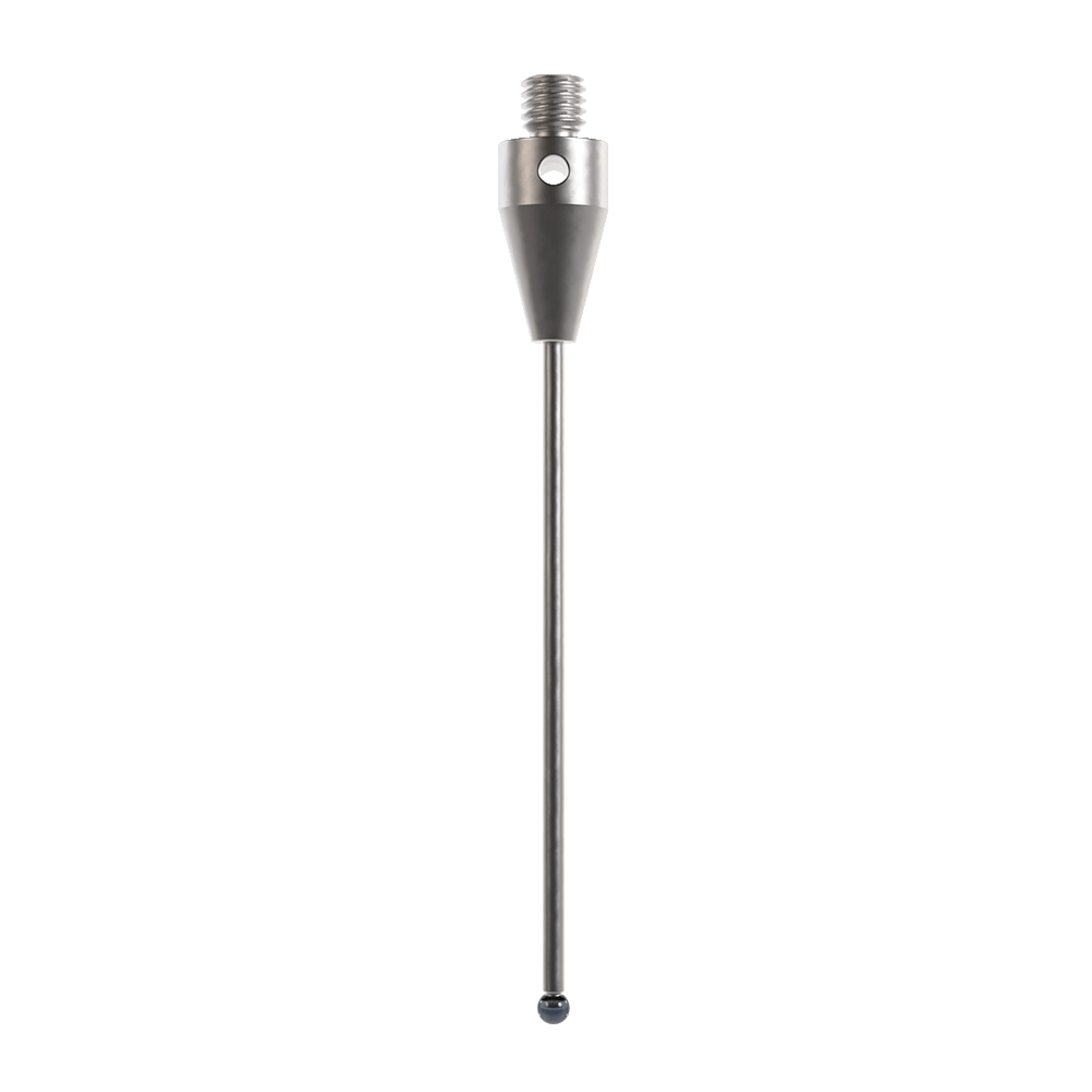 ITP Straight Styli - Type A - Diamond Coated Ball - M3 XXT Thread x 40mm Overall Length - THM3DC1505040