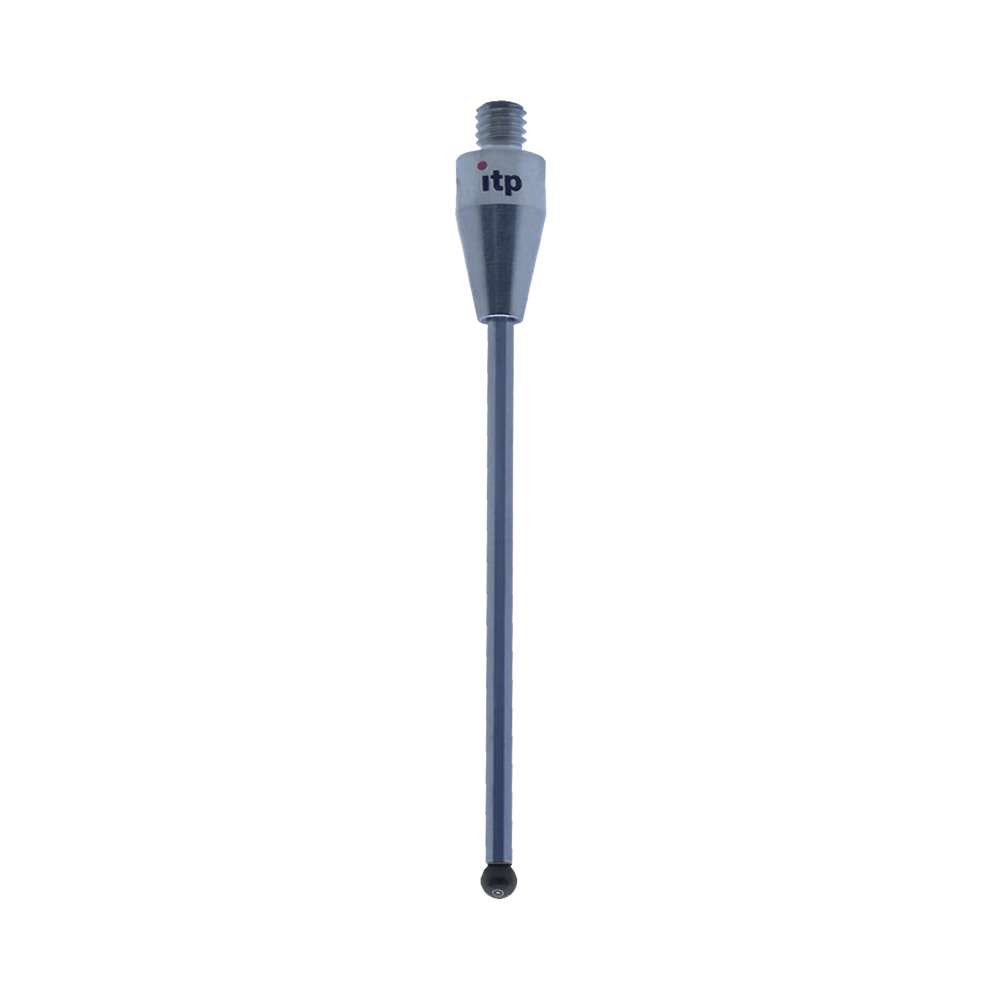 ITP Straight Styli - Type A - Diamond Coated Ball - M3 XXT Thread x 40mm Overall Length - THM3DC2005040