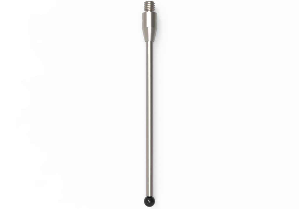 ITP Straight Styli - Type A - Silicon Nitride Ball - M3 Thread x 51.5mm Overall Length - THM3S3004051