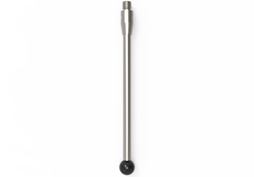ITP Straight Styli - Type A - Silicon Nitride Ball - M3 Thread x 52.5mm Overall Length - THM3S5004052
