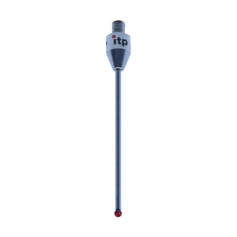 ITP Straight Styli - Type A - Ruby Ball - M4 Thread x 51.5mm Overall Length - THM403007051