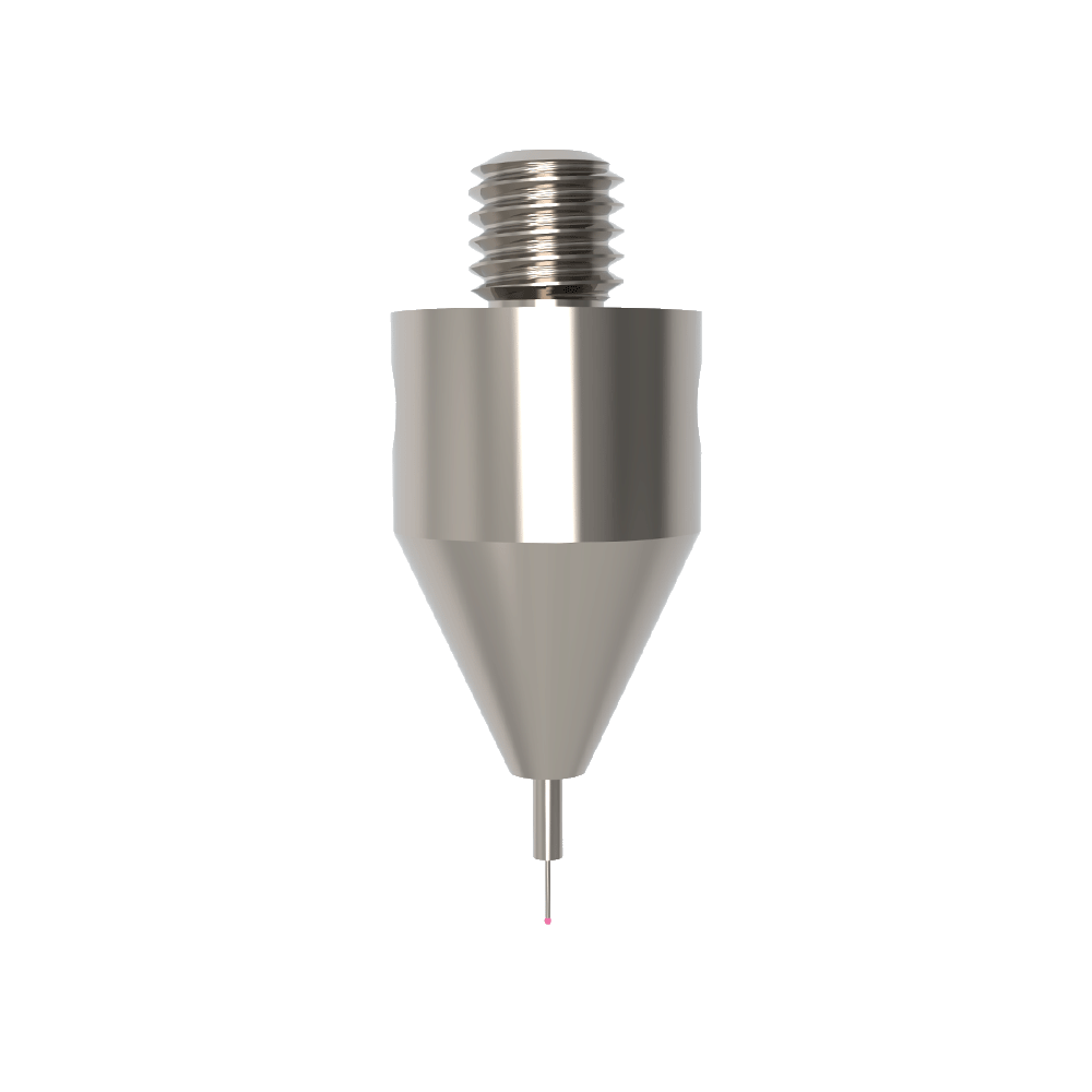 ITP Straight Styli - Type B - Ruby Ball - M5 Thread x 20.15mm Overall Length - THM5002510020