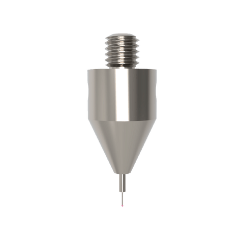 ITP Straight Styli - Type B - Ruby Ball - M5 Thread x 20.15mm Overall Length - THM5002510020