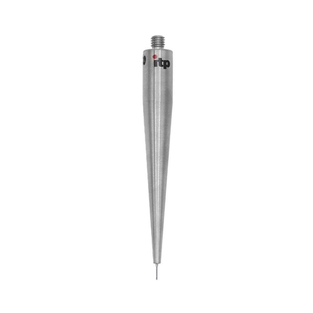 ITP Straight Styli - Type B - Ruby Ball - M5 Thread x 75.15mm Overall Length - THM500310075