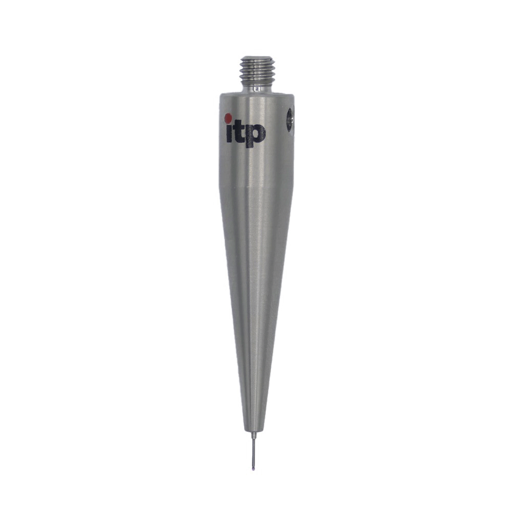 ITP Straight Styli - Type B - Ruby Ball - M5 Thread x 50.25mm Overall Length - THM500510050