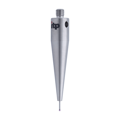 ITP Straight Styli - Type A - Ruby Ball - M5 Thread x 50.35mm Overall Length - THM500710050