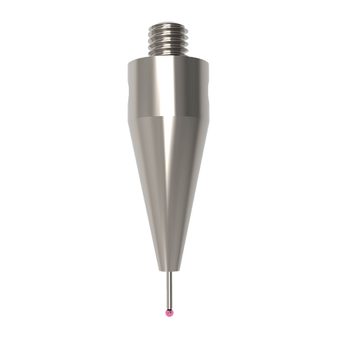 ITP Straight Styli - Type A - Ruby Ball - M5 Thread x 30.5mm Overall Length - THM501010030