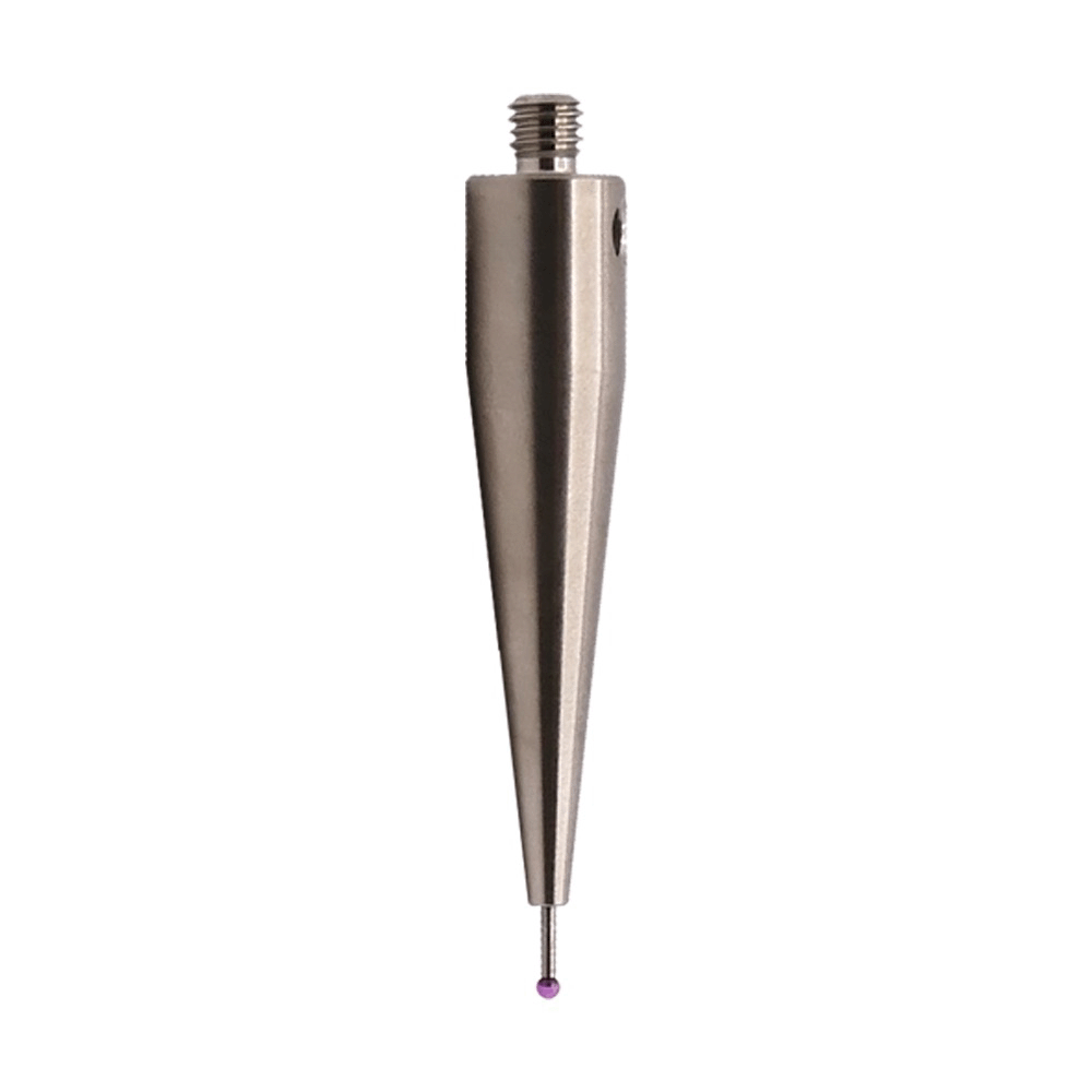 ITP Straight Styli - Type A - Ruby Ball - M5 Thread x 50.75mm Overall Length - THM501510050